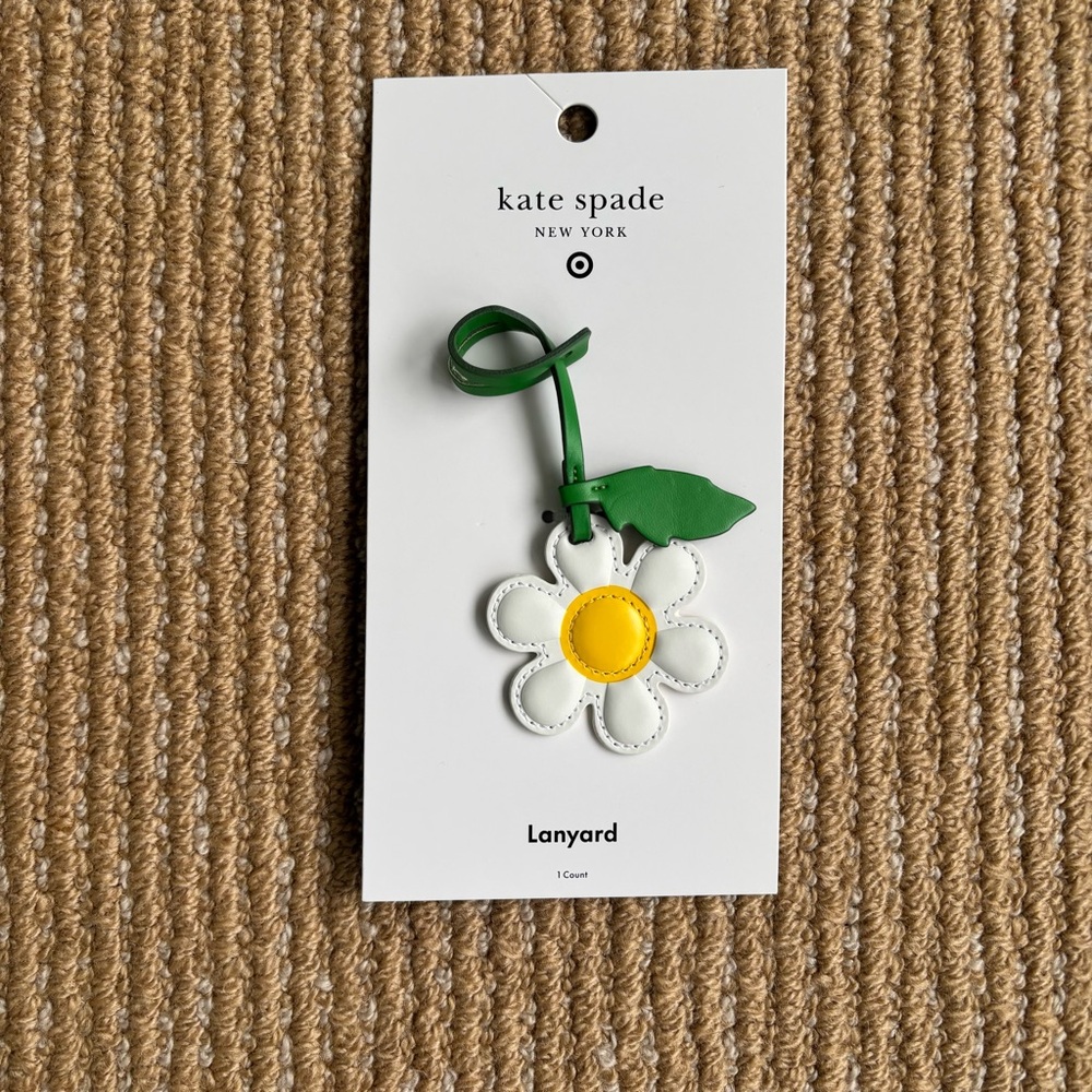 Kate Spade New York x Target Daisy Bag Charm Keychain Purse Accessory NWT